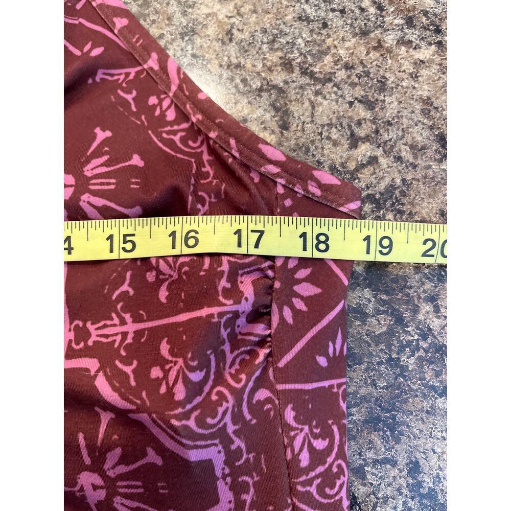 Prana Mauve Patterned Racerback Dress - Picture 8 of 9